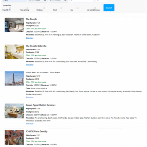 Trip Booking Engine Wordpress